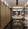 HPL Waterproof Shower Bathroom Divisions Toilet Partition Cubicle
