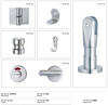 304 Stainless Steel Accessories for toilet partition